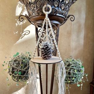 Hanging Macramé Shelf